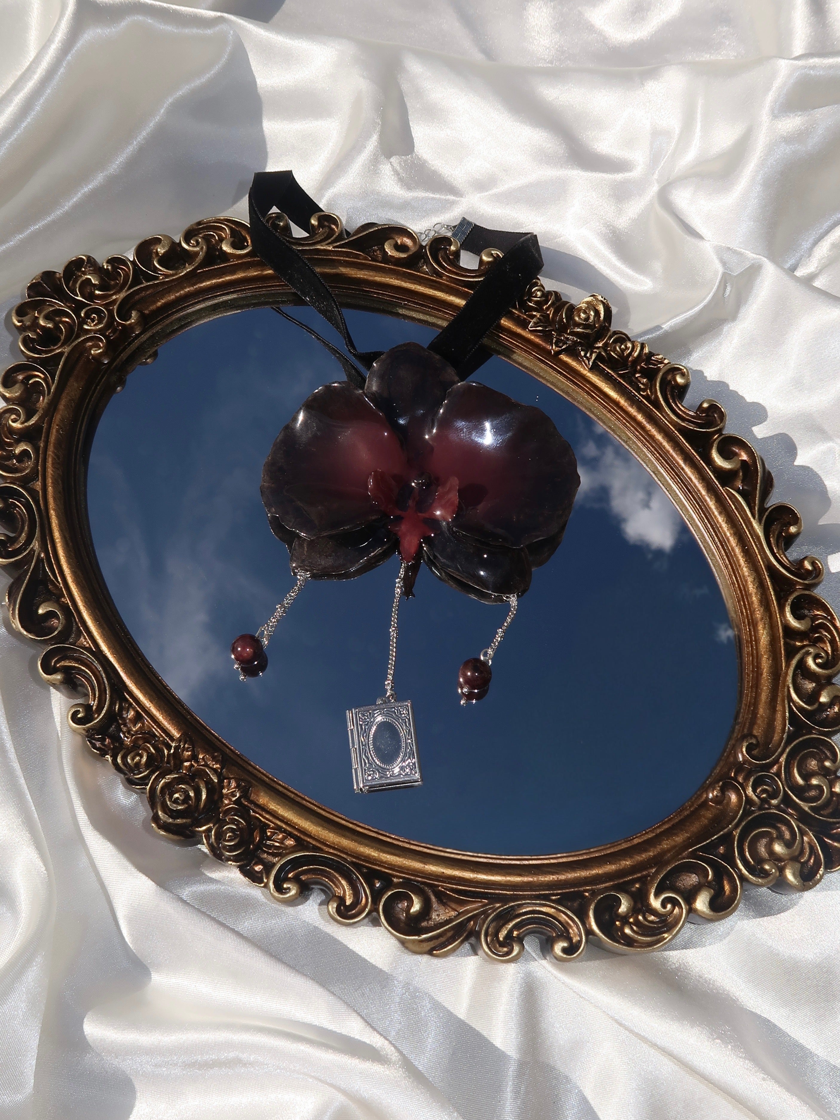 Dark Romance Orchid Choker