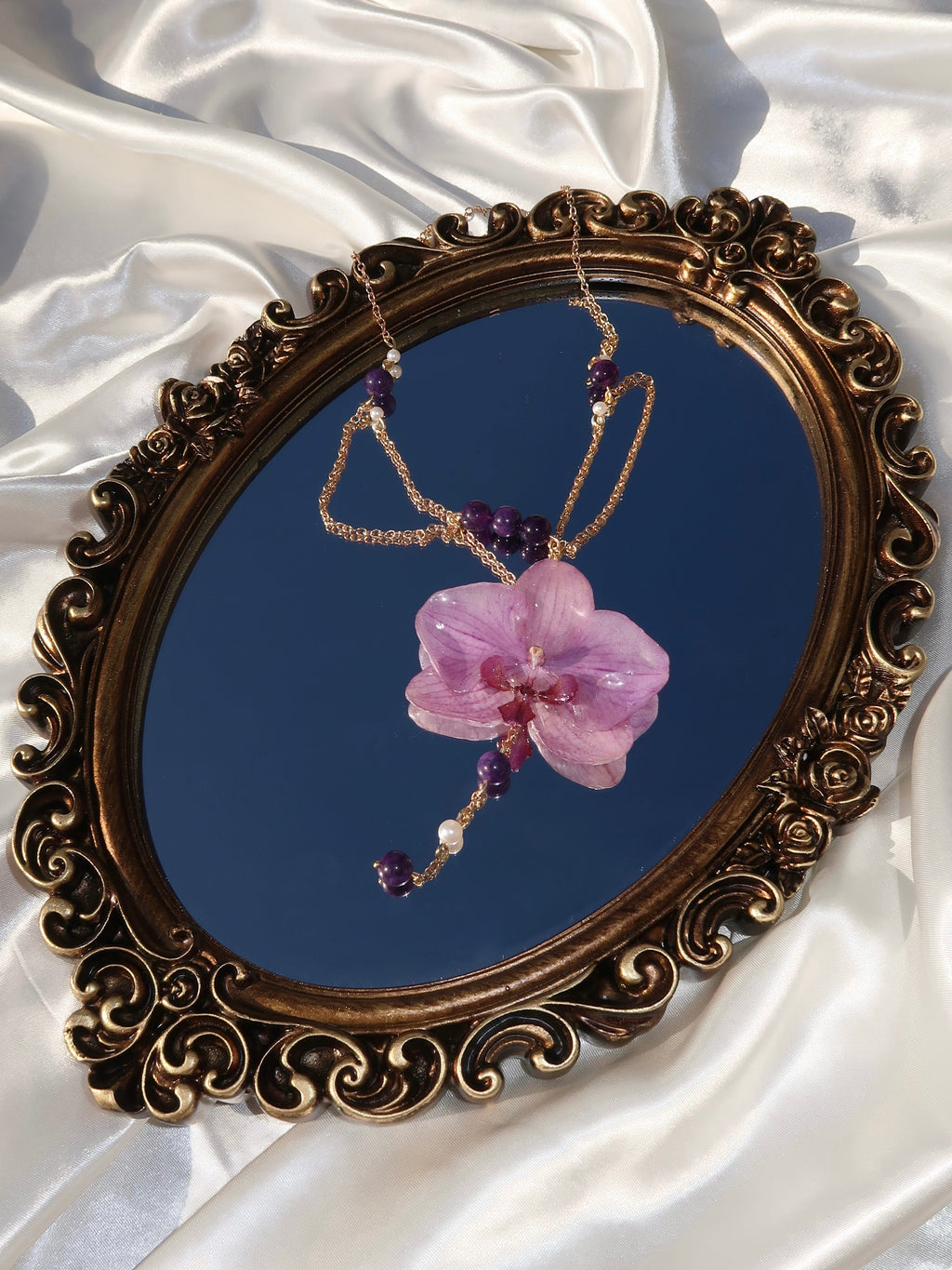 Luna Orchid Necklace