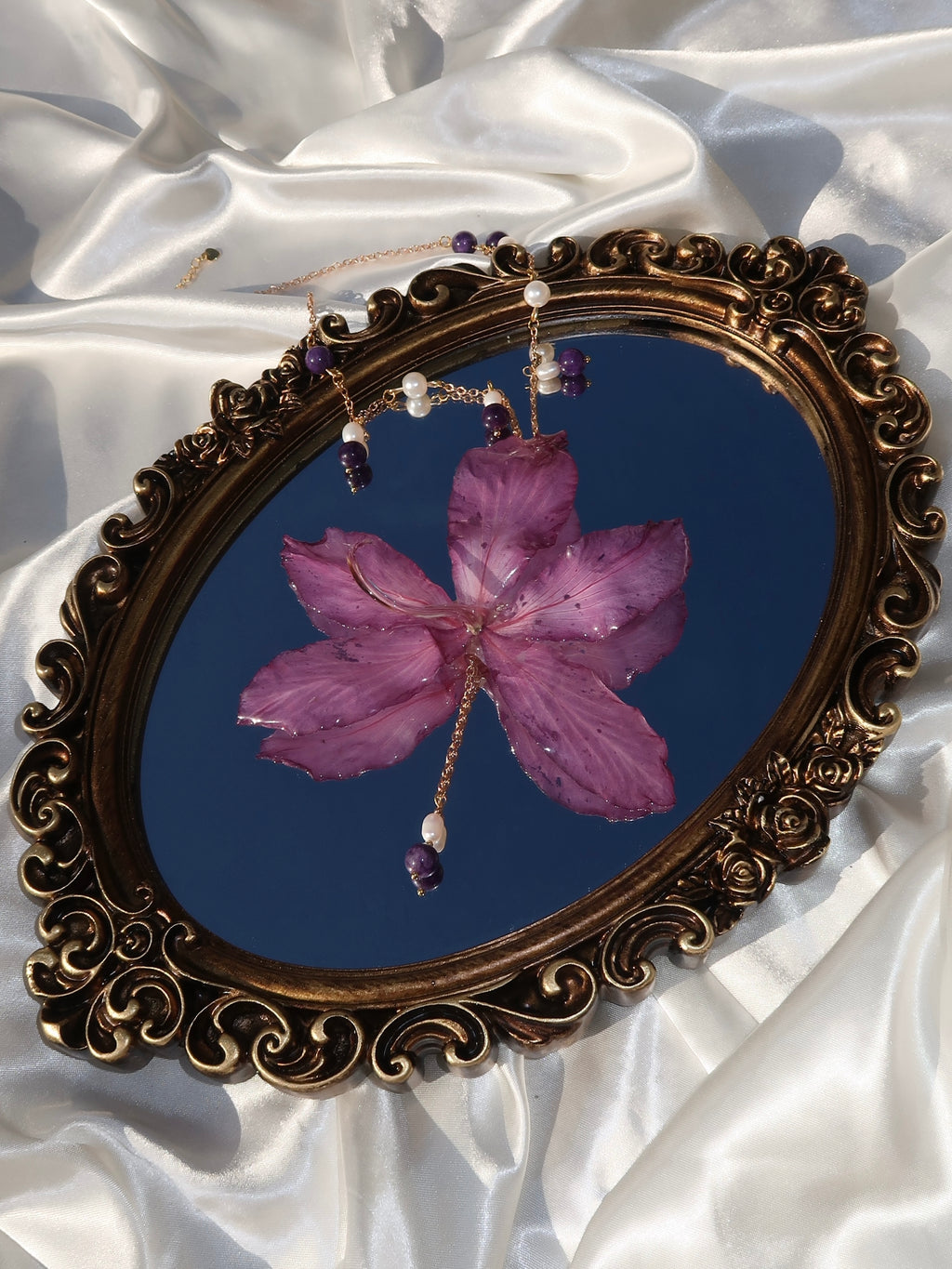 Midnight Orchid Necklace