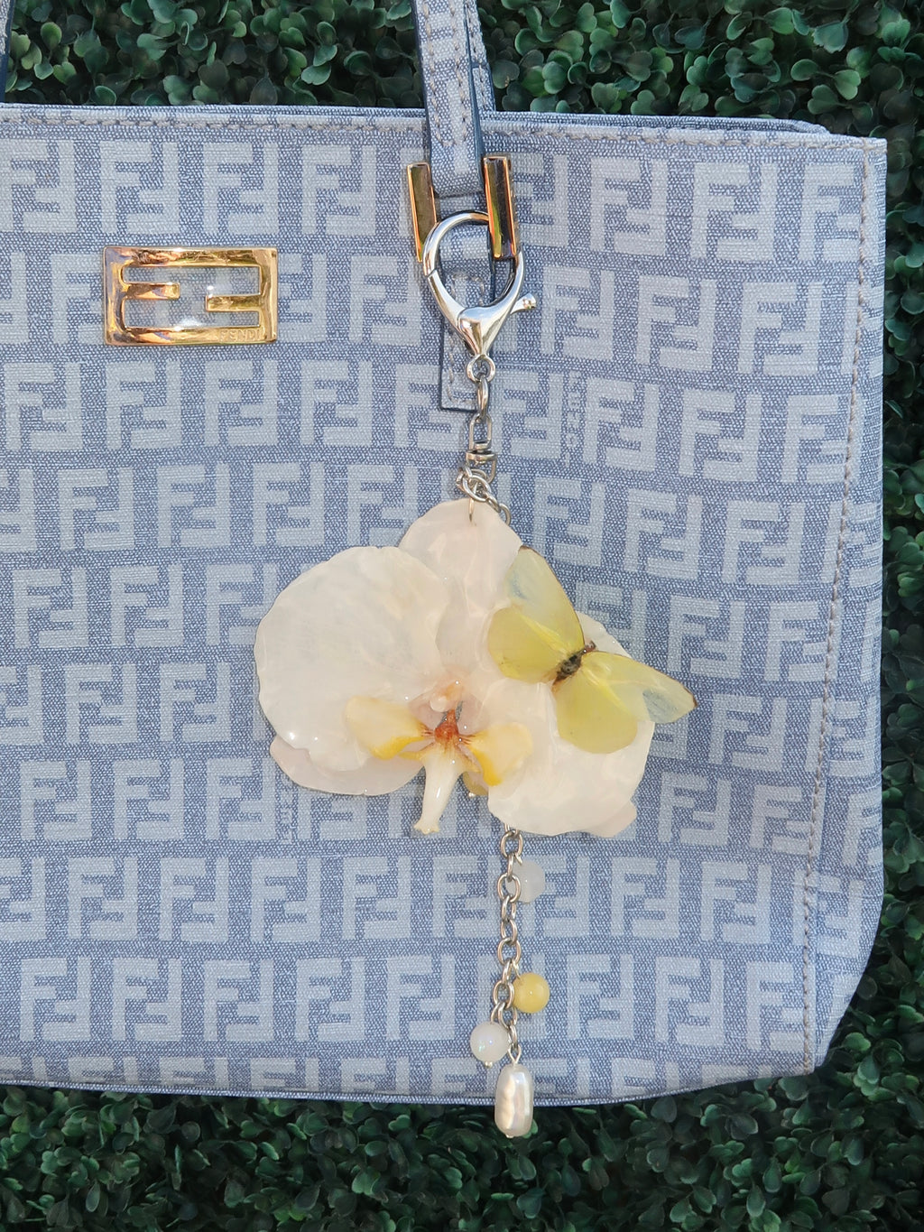 Butterfly Orchid Bloom Charm