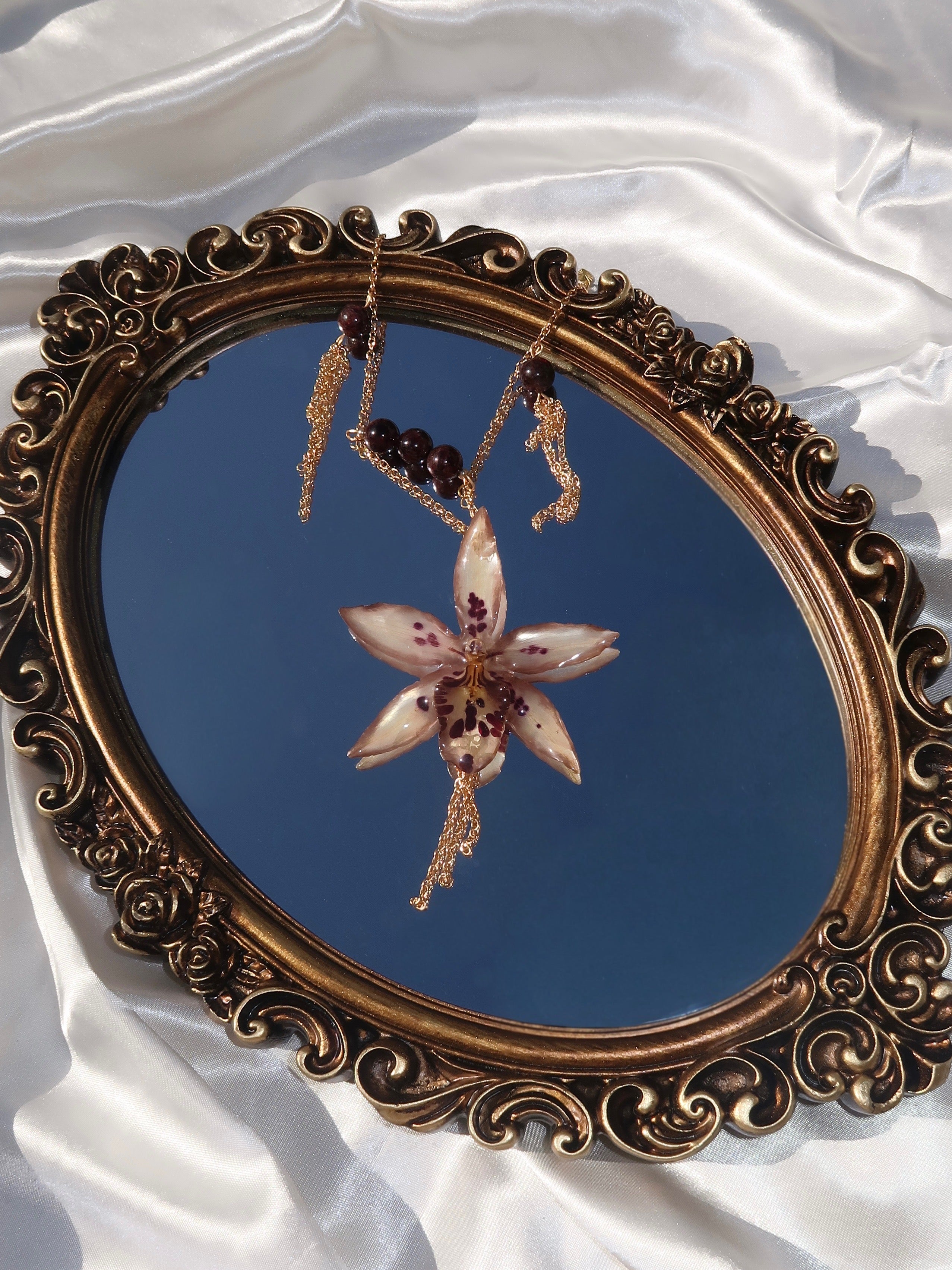 Twilight Orchid Necklace