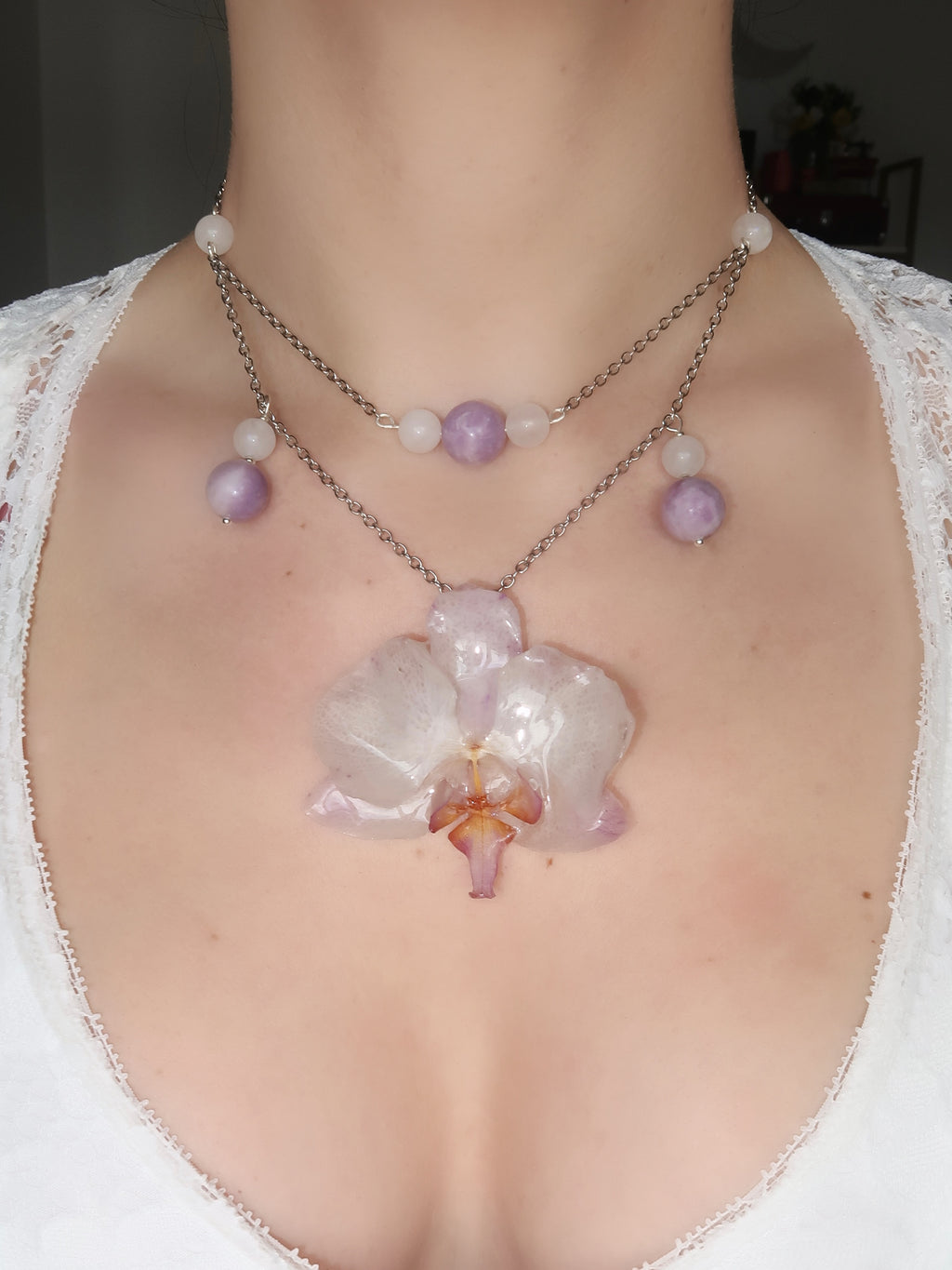 Celestial Orchid Necklace