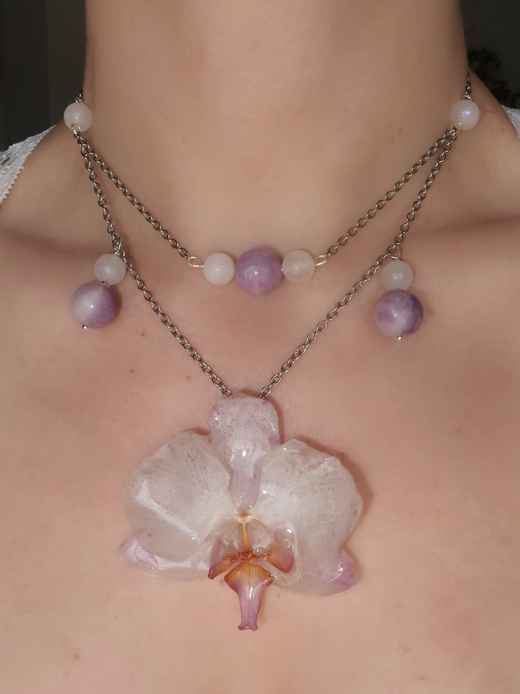 Celestial Orchid Necklace