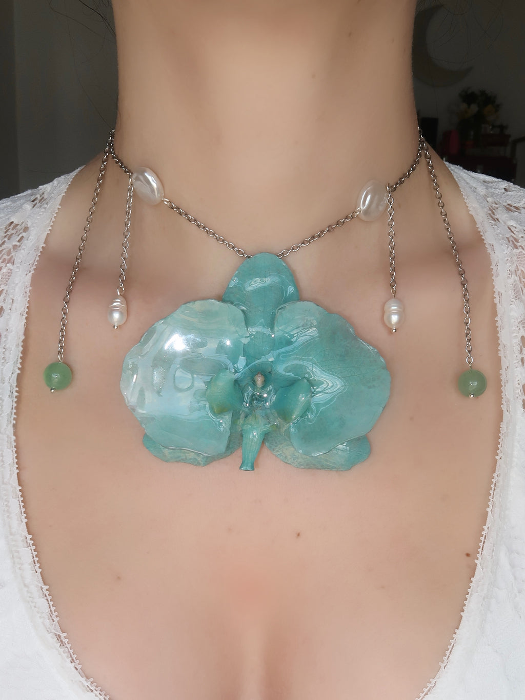 Sea Orchid Necklace