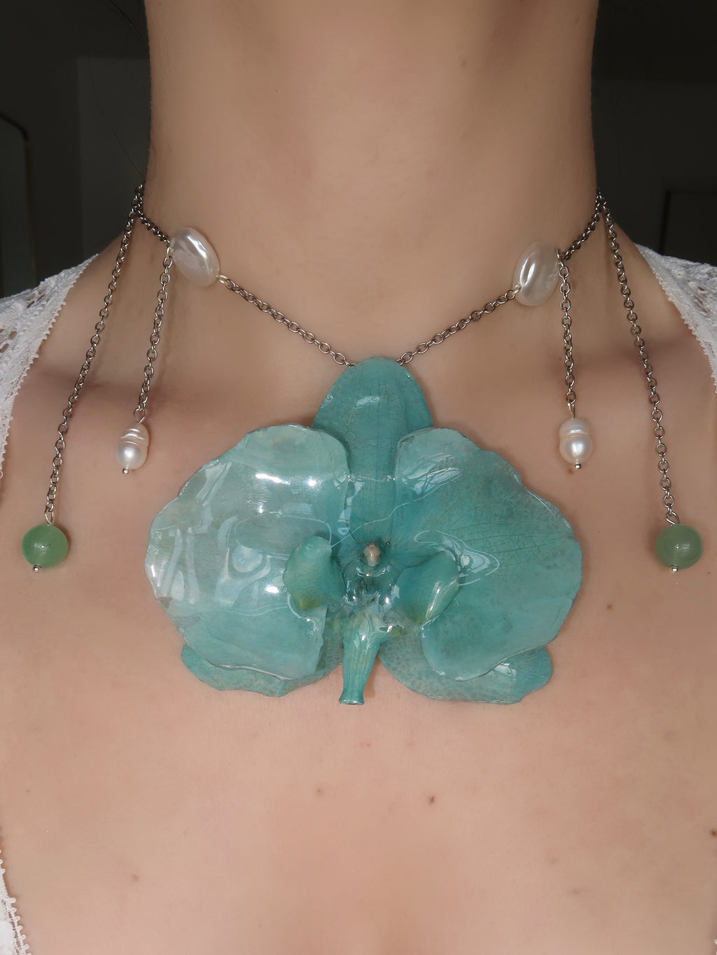 Sea Orchid Necklace
