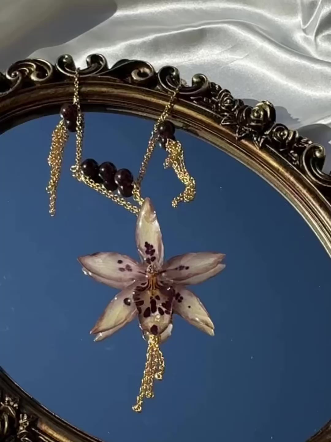 Twilight Orchid Necklace