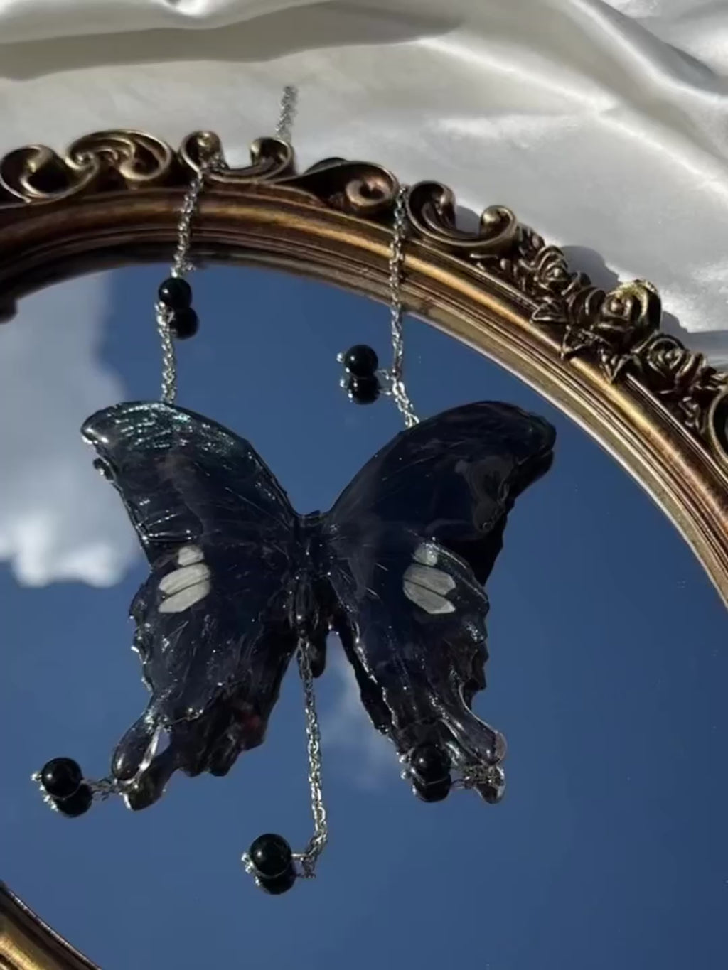 Midnight Butterfly Necklace