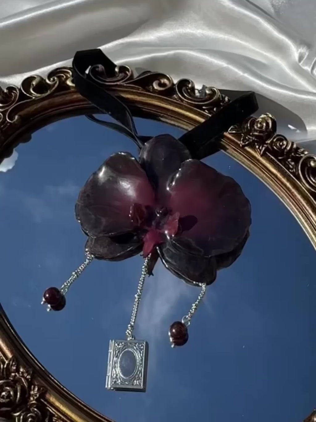 Dark Romance Orchid Choker