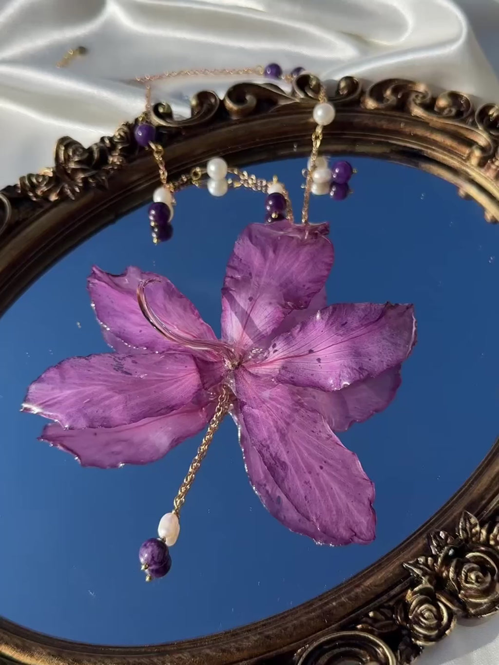 Midnight Orchid Necklace