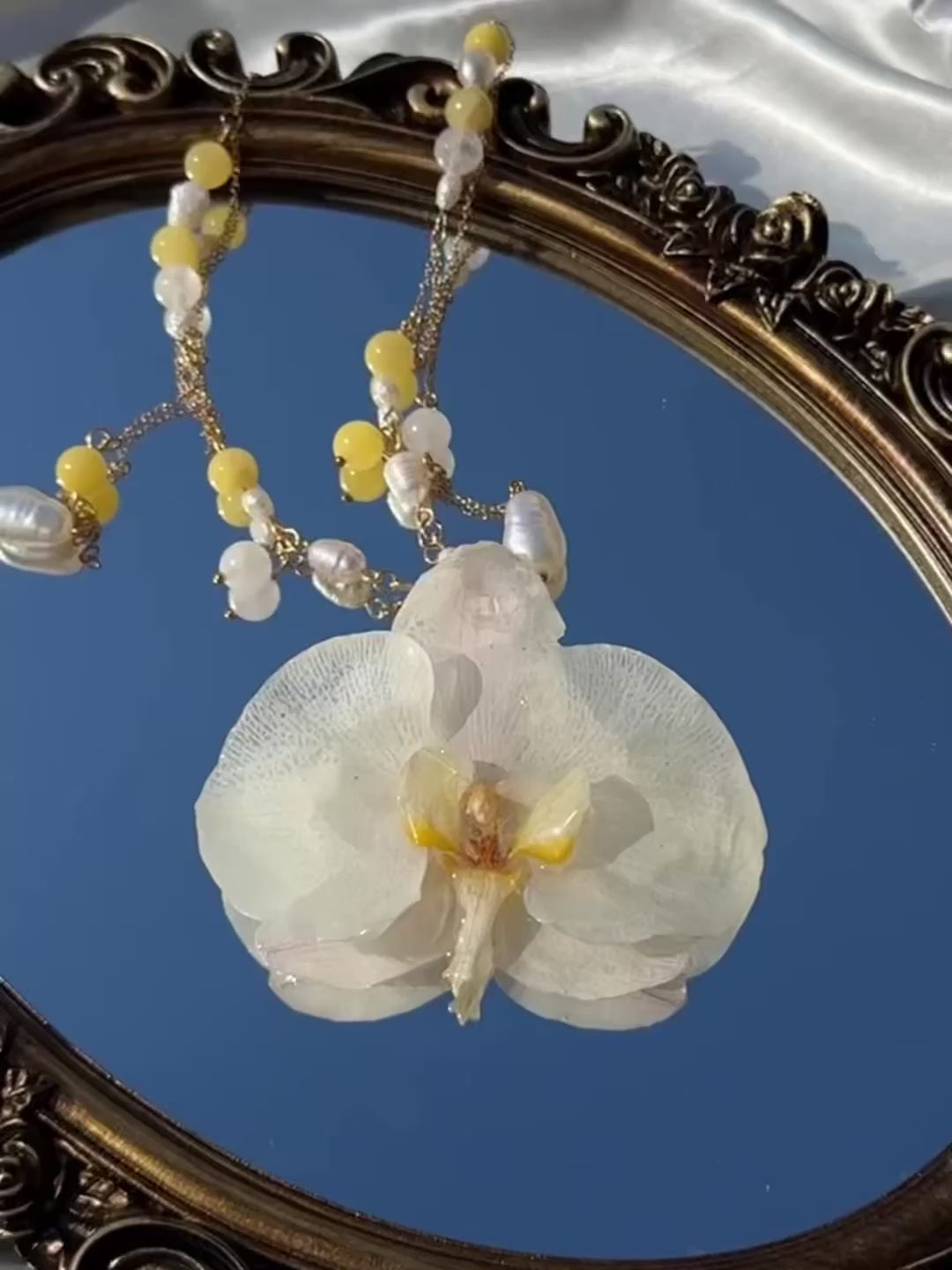 Honey Orchid Necklace