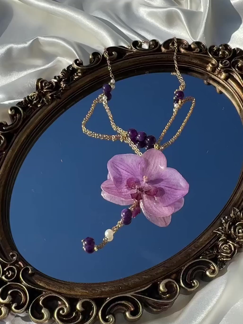 Luna Orchid Necklace